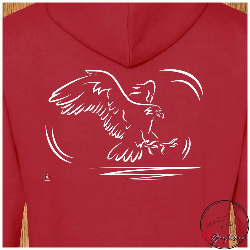 Aigle royal Sweat qui se pose sur une branche