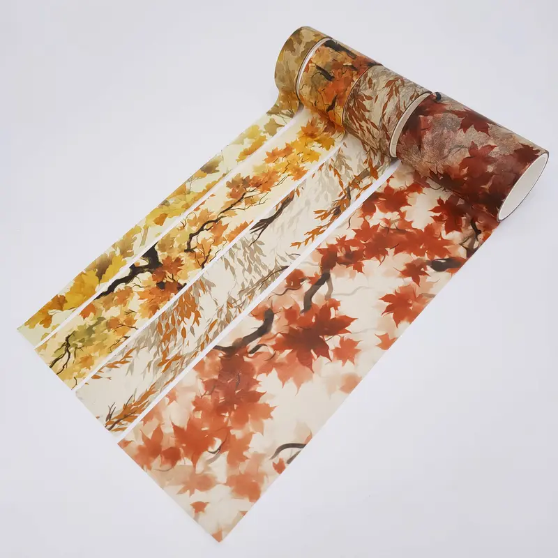 Amber Canopy - Autumn Leaves Washi Tape Set
