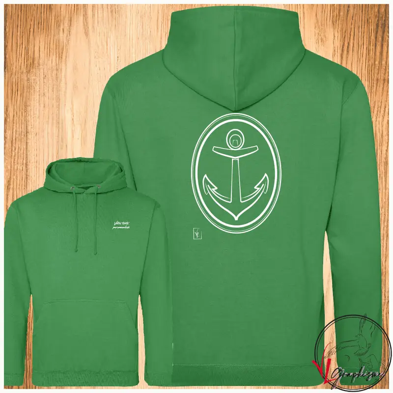 Ancre Sweat Marine Ovale