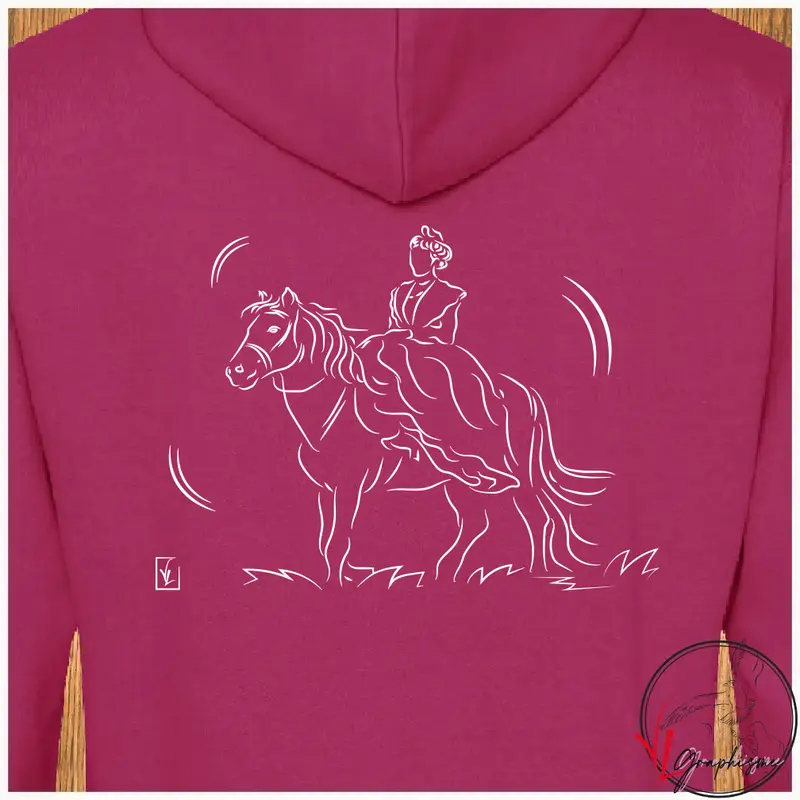 Arlésienne à cheval en amazone Sweat-Shirt