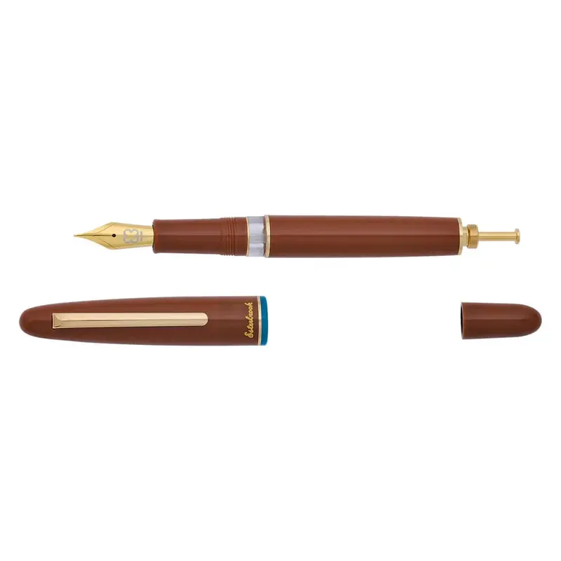 Back to the Lands Estie Fountain Pen / Incredible Rock / Gold Trim / Piston Filler - M