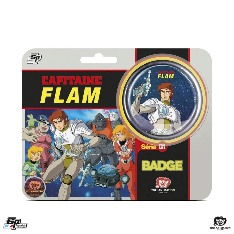 Badge blister Capitaine Flam