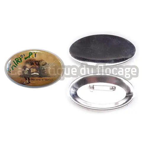 BADGES VIERGES OVALES