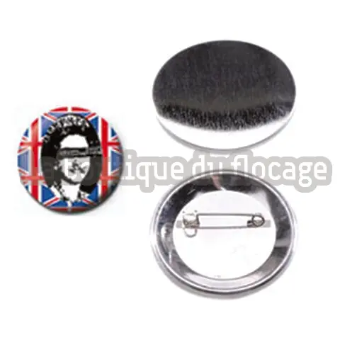 BADGES VIERGES RONDS DE 25MM A 75MM