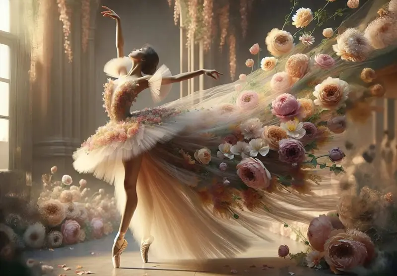 Ballet In Bloom - Menthe par Michelle