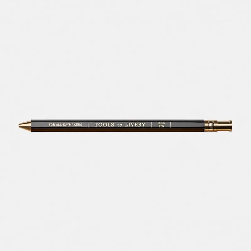 Ballpoint Pen - Wooden - Black