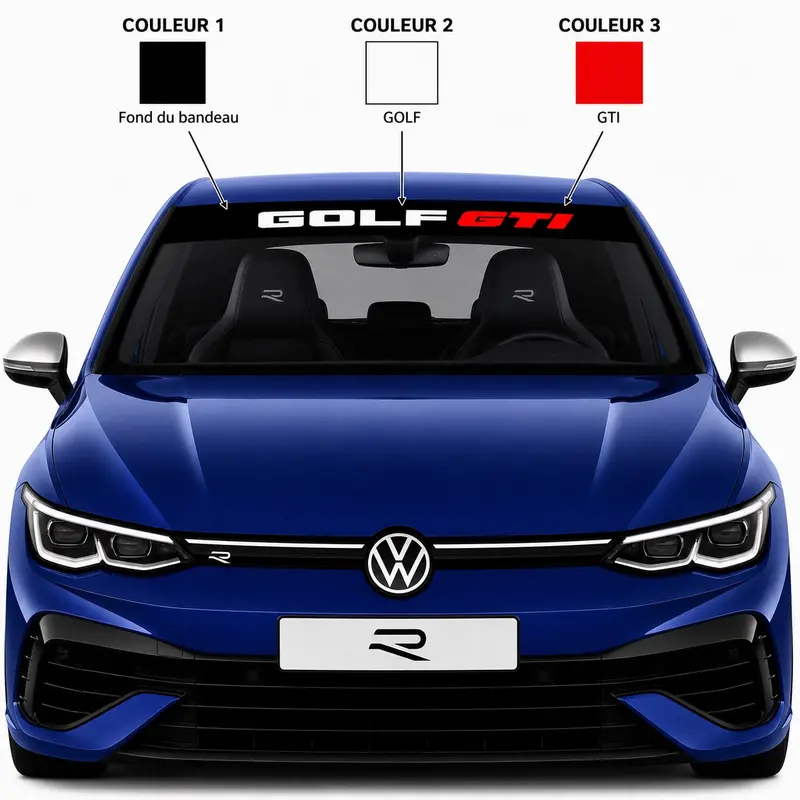 Bande Pare Soleil GOLF GTI