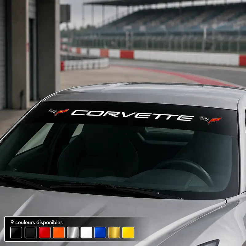 BANDE PARE SOLEIL PARE-BRISE CORVETTE - Ref