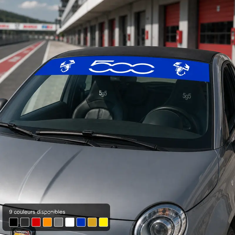 BANDE PARE SOLEIL PARE-BRISE FIAT 500 ABARTH - Ref