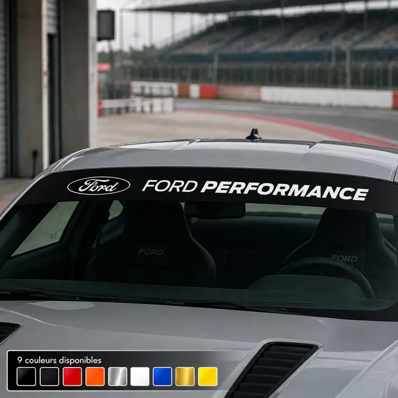 BANDE PARE SOLEIL PARE-BRISE FORD PERFORMANCE - Ref
