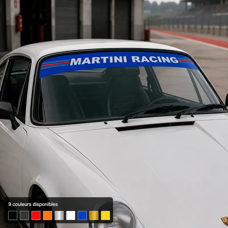 BANDE PARE SOLEIL PARE-BRISE MARTINI RACING - Ref
