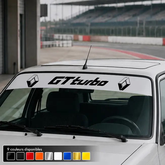 BANDE PARE SOLEIL PARE-BRISE RENAULT 5 GT TURBO - Ref