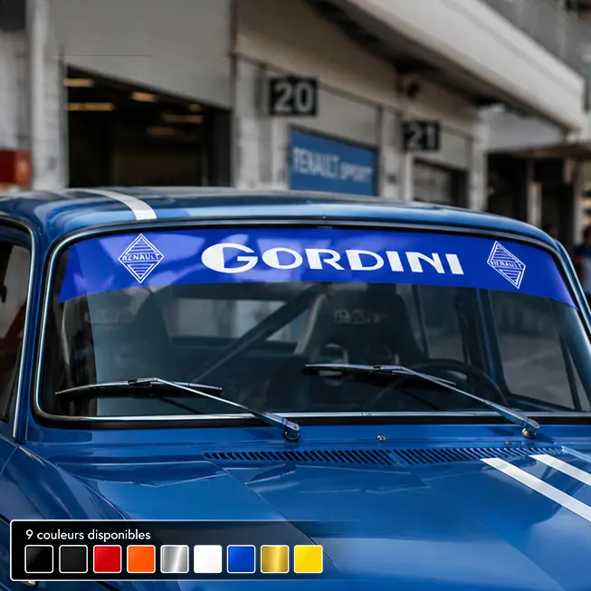BANDE PARE SOLEIL PARE-BRISE RENAULT GORDINI - Ref