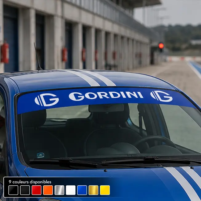 BANDE PARE SOLEIL PARE-BRISE RENAULT GORDINI - Ref