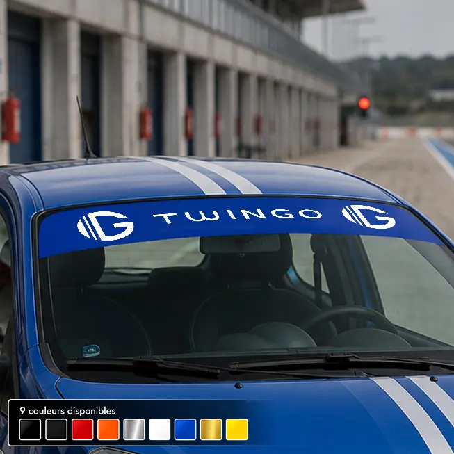 BANDE PARE SOLEIL PARE-BRISE RENAULT TWINGO GORDINI - Ref