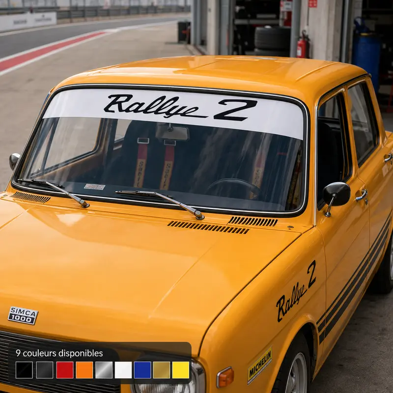 BANDE PARE SOLEIL PARE-BRISE SIMCA RALLYE 2 - Ref