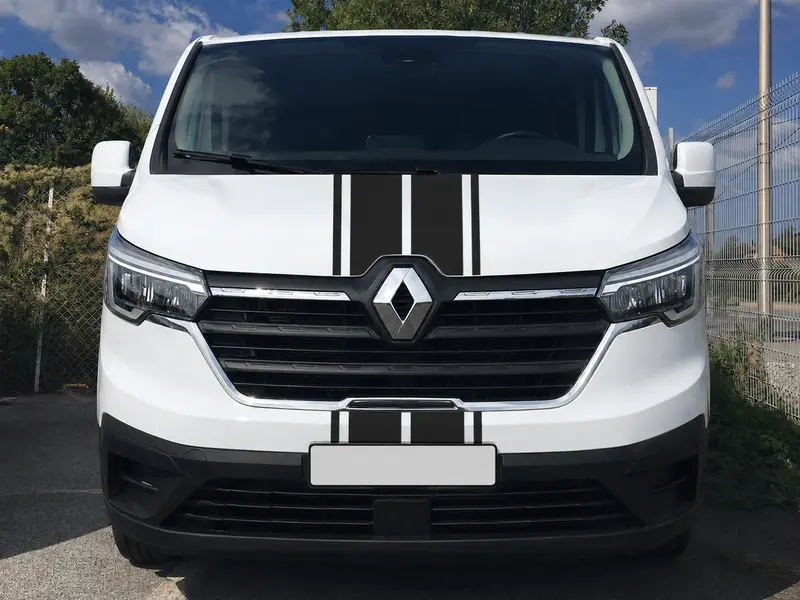 BANDES DOUBLE FILET - CAPOT COFFRE - RENAULT TRAFIC 3 2021 - Ref