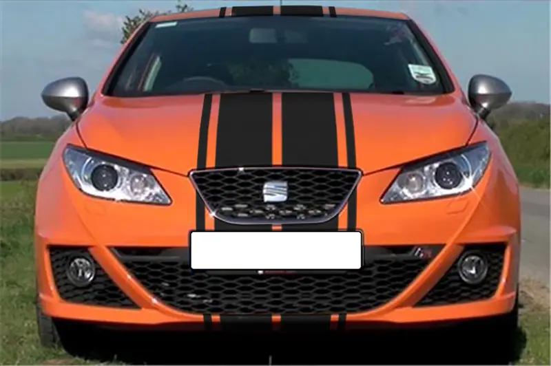 BANDES DOUBLE FILET - CAPOT TOIT COFFRE - SEAT Ibiza 4 2008 2019 - Ref