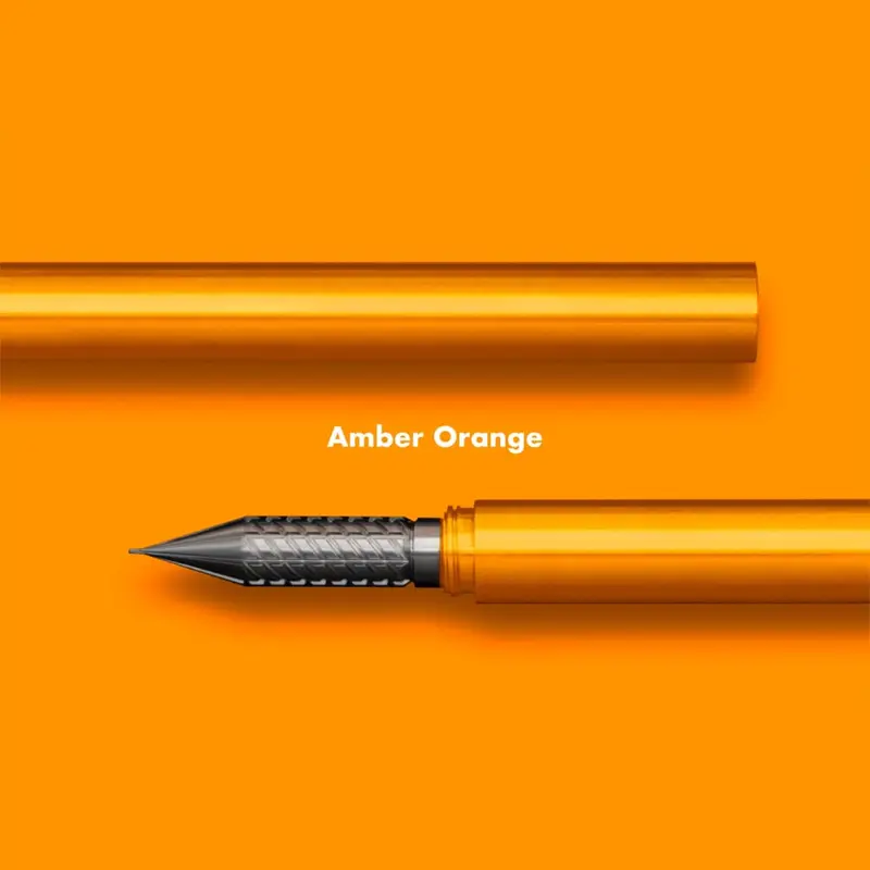 Barrel - Classical material L -  Amber Orange