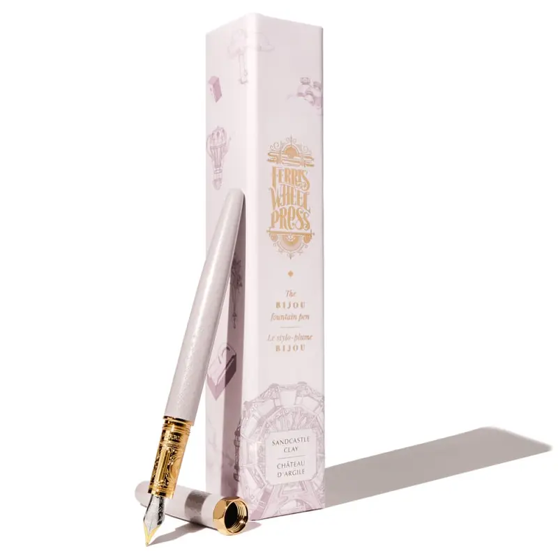 Bijou Fountain Pen - Sandcastle Clay - Fine
