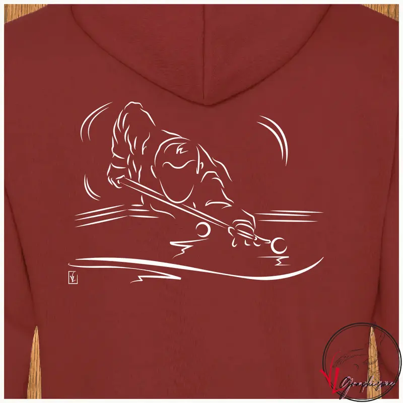 Billard Bille Blanche Sport Sweat-Shirt