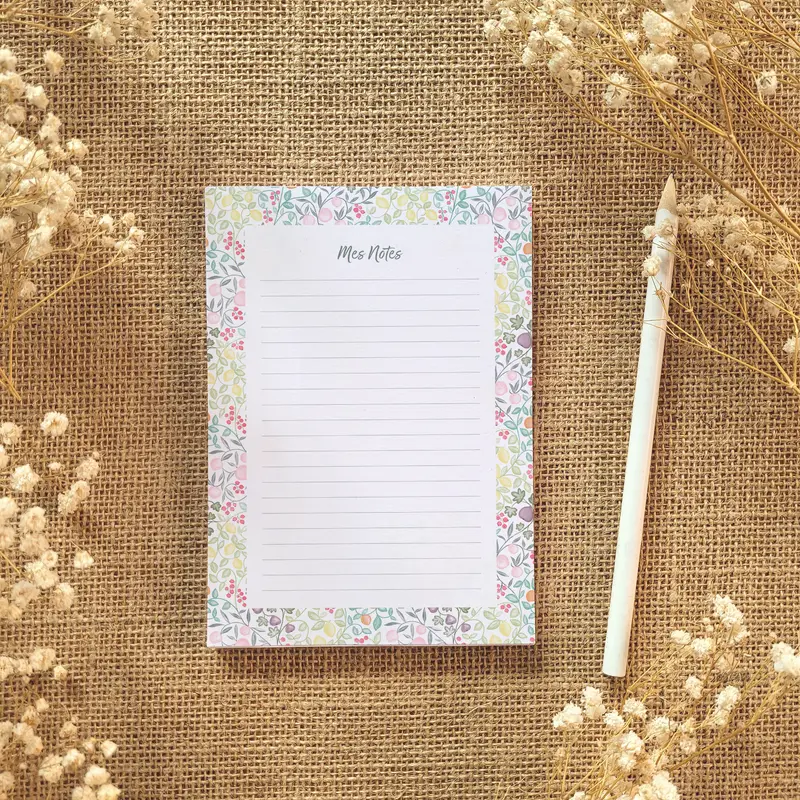 Bloc-notes A6 "Sous les arbres fruitiers"