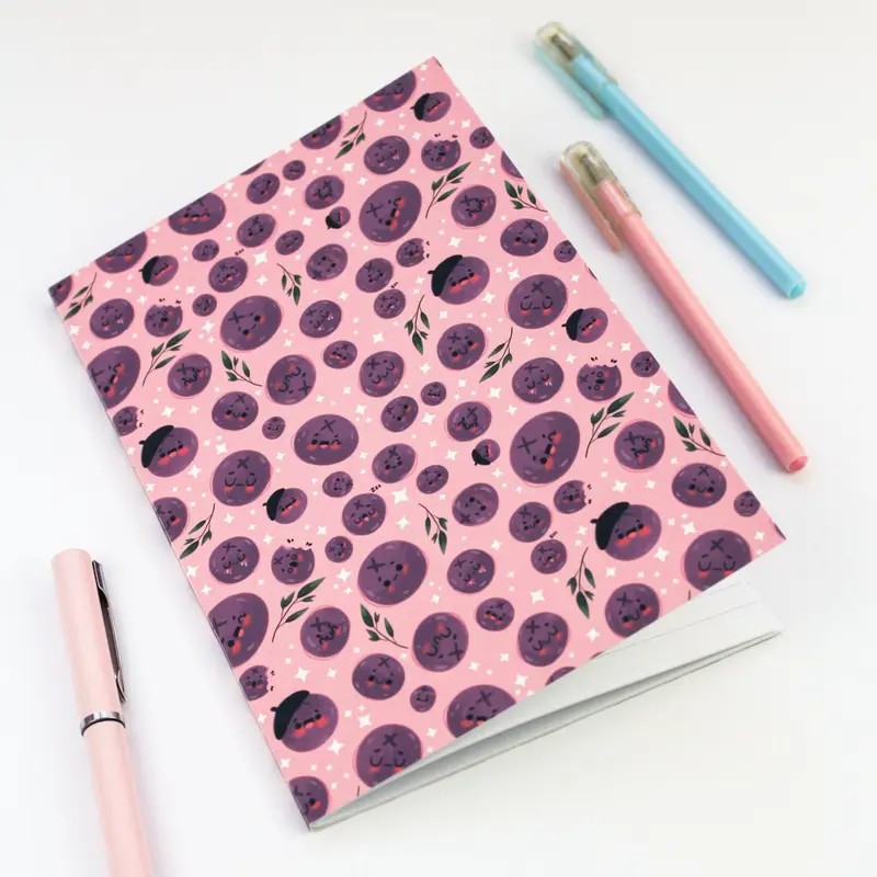 Blueberry notebook - Summer Stationery gift