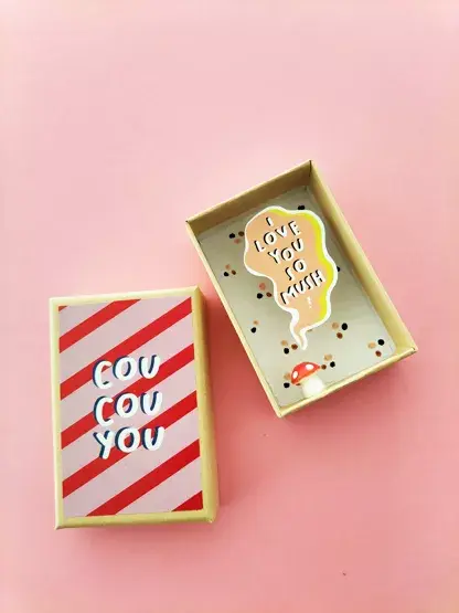 Boîte diorama amour - I love you so mush !