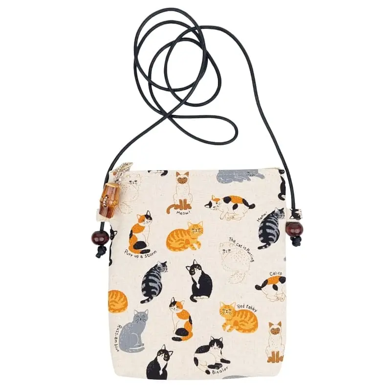 Bolso Bandolera Gatos Japoneses