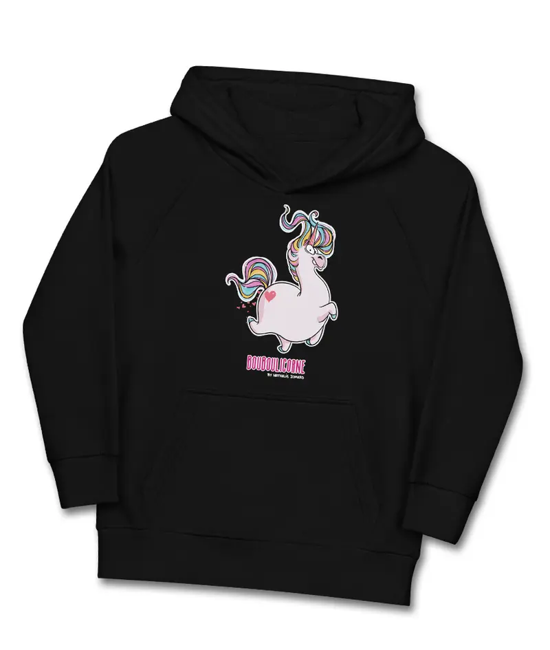 Bouboulicorne by Nathalie Jomard - Sweat à capuche écologique pour enfants