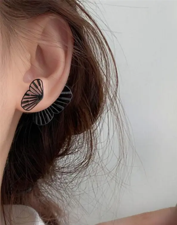 Boucle d'Oreille Papillon en 2 parties