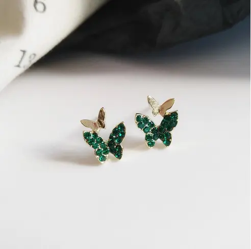 Boucles d'Oreilles Fermoir Papillon