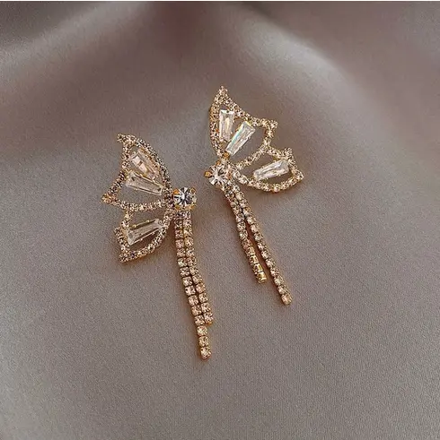 Boucles d'Oreilles Papillon 3D