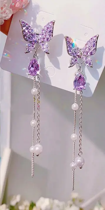 Boucles d'Oreilles Papillon Chic