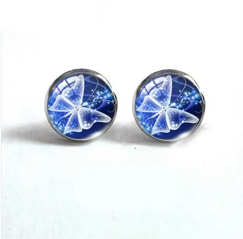 Boucles d'Oreilles Papillon Clou