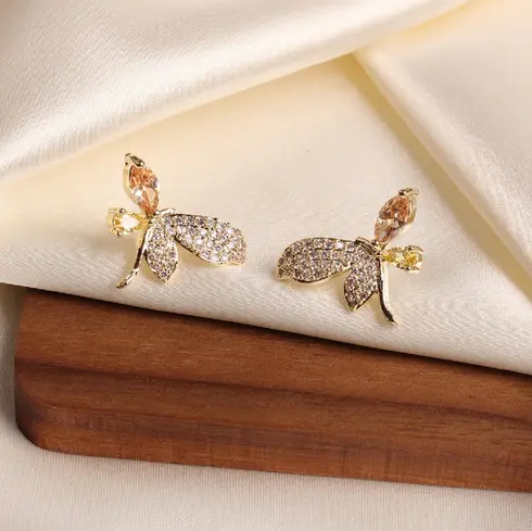 Boucles d'Oreilles Papillon en Vol