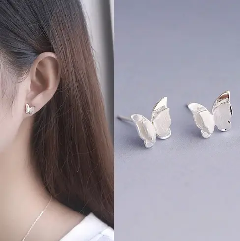 Boucles d'Oreilles Papillon Enfant