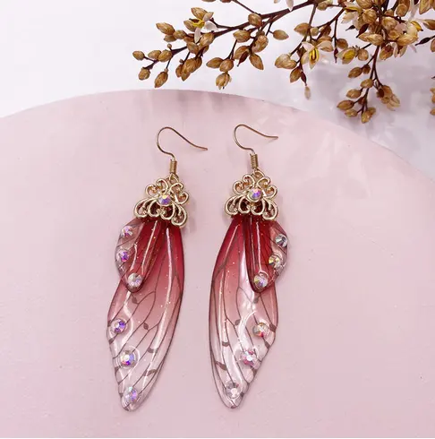 Boucles d'Oreilles Papillon Infini