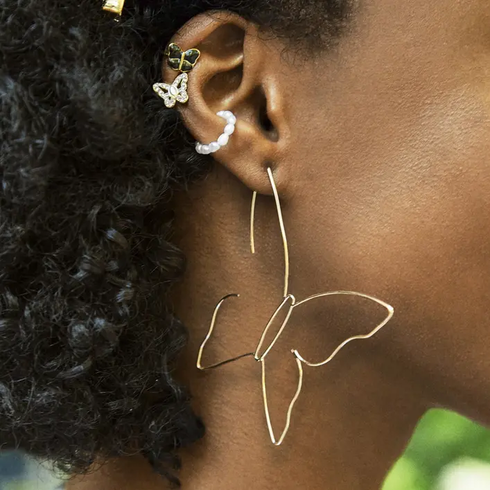 Boucles d'Oreilles Papillon Jeune
