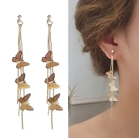Boucles d'Oreilles Papillon Originales