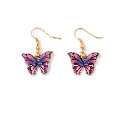 Boucles d'Oreilles Papillon pour Fille