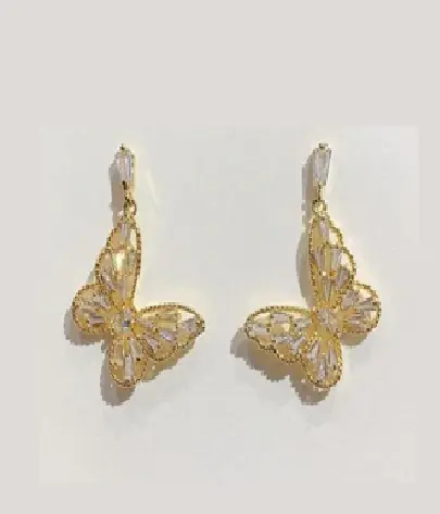 Boucles d'Oreilles Papillon Printemps