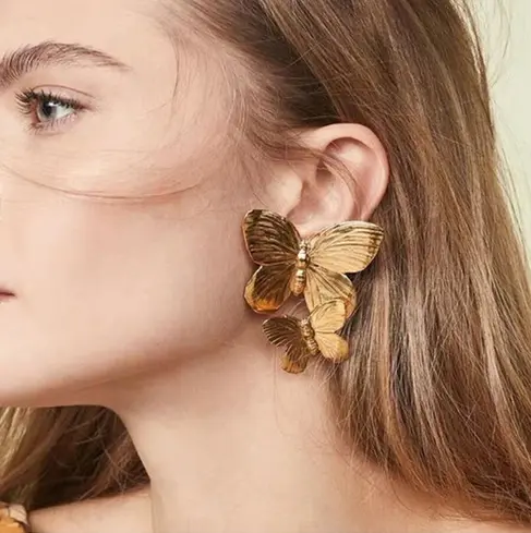 Boucles d'Oreilles Papillons