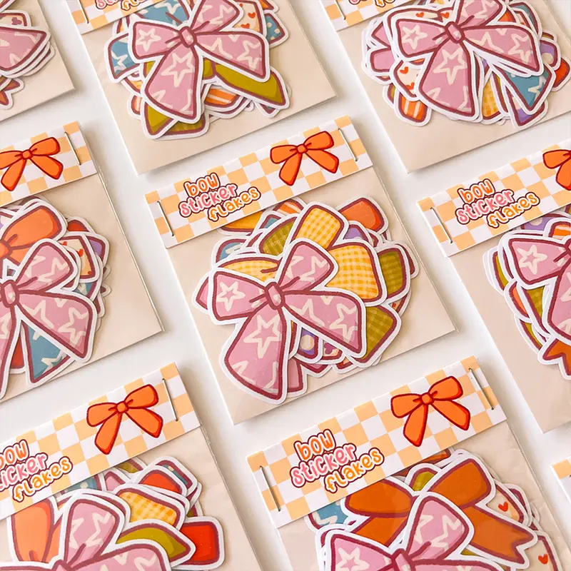 Bow stickers flakes #F134