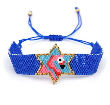 Bracelet Brésilien Flamant Rose