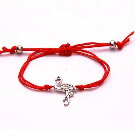 Bracelet Flamant Rose Charme