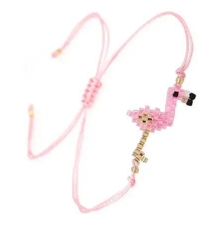 Bracelet Flamant Rose Fille