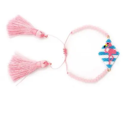 Bracelet Flamant Rose Tendance