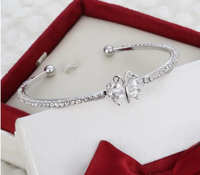 Bracelet Manchette Papillon
