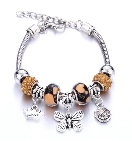 Bracelet Papillon Ambre